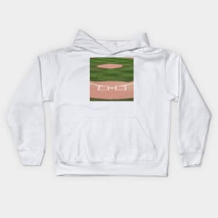 Baseball Diamond Kids Hoodie